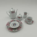 1990s Remington Red Sea Fine China Set With 12 Place Settings - 67 Piece