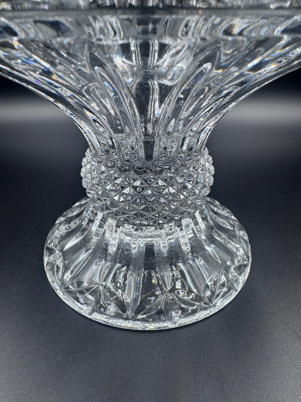 Godinger "Olympia" Lead Crystal Pedestal Candy Jar With Lid