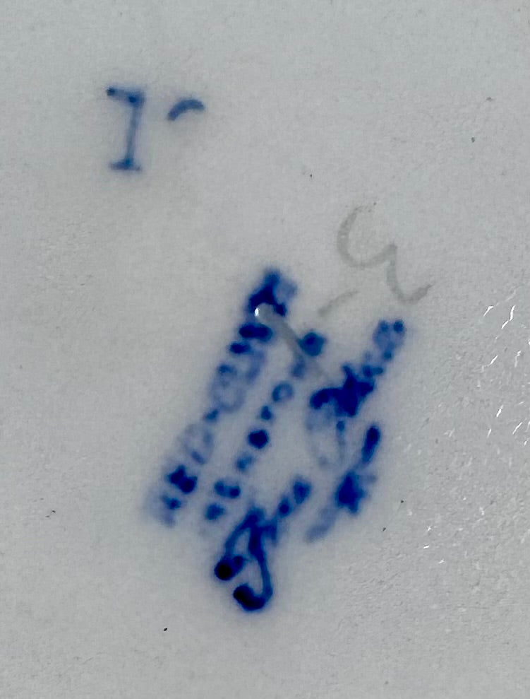 Red Cliff Ironstone Fine China — Grape Pattern Coffee Pot with Lid