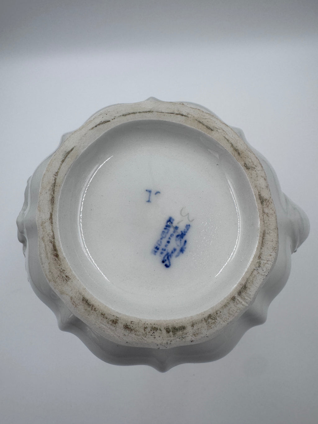 Red Cliff Ironstone Fine China — Grape Pattern Coffee Pot with Lid