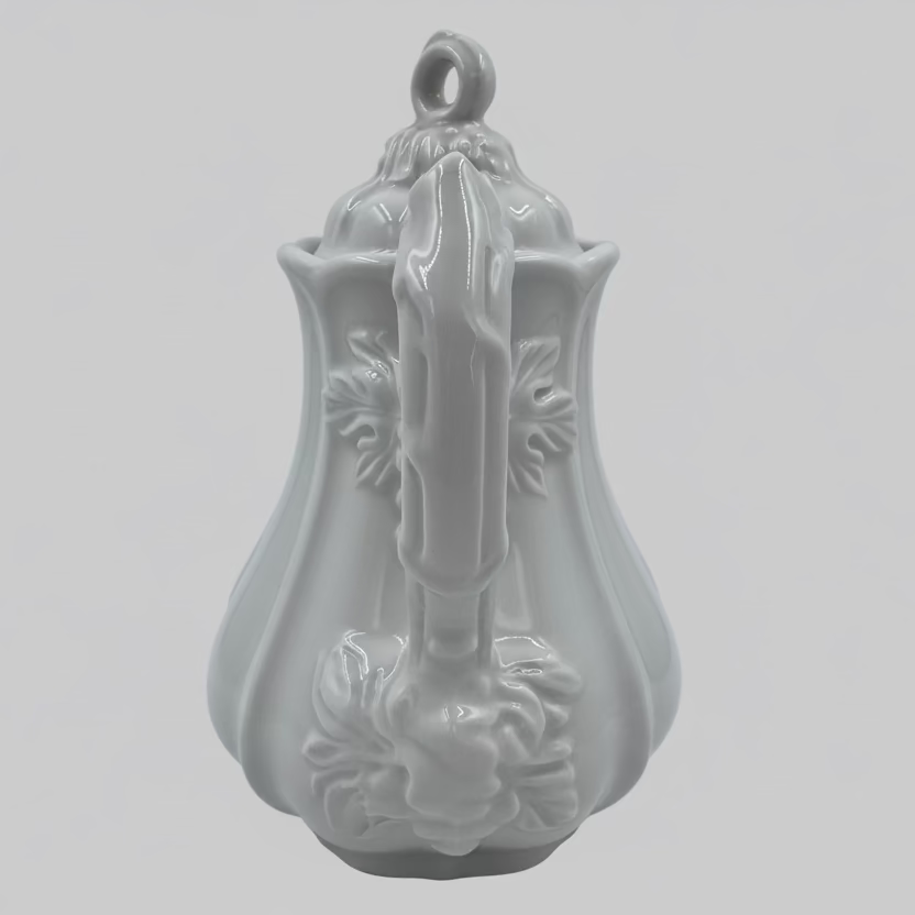 Red Cliff Ironstone Fine China — Grape Pattern Coffee Pot with Lid