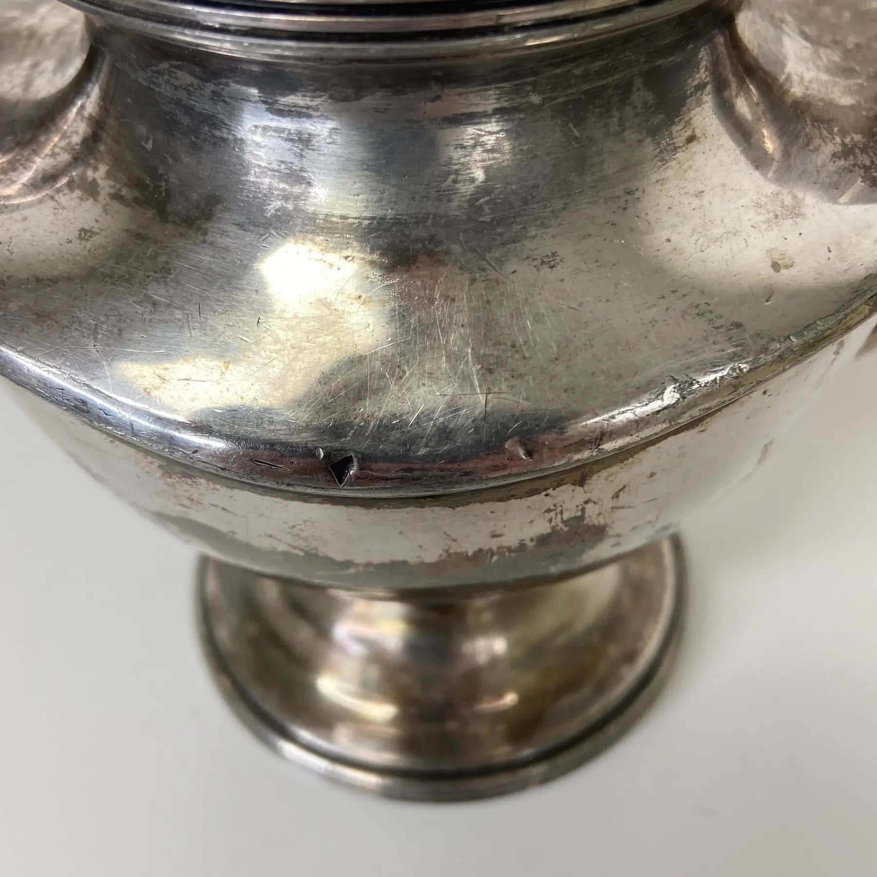 Antique Art Deco Barbour Silver Co. Quadruple Plate Creamer & Lidded Sugar Bowl