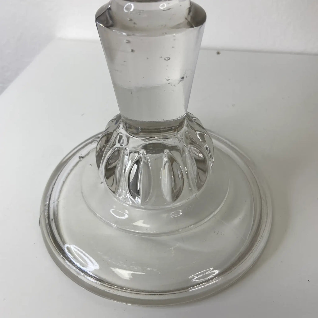 Antique "Hexagonal Bullseye" Patterned Compote by Dalzell, Gilmore & Leighton Co.