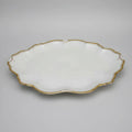Antique M & Z Austria Porcelain Platter, Art Nouveau Gilt Border, 11” X 17”