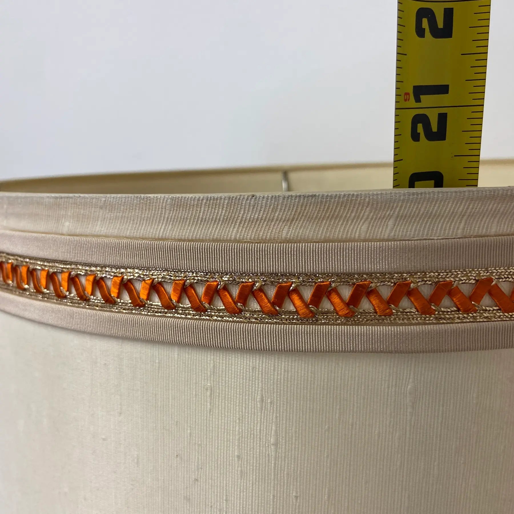 Speckled Glaze Ceramic Lamp With Original Shade – Leviton Socket, Gilbert Wiring
