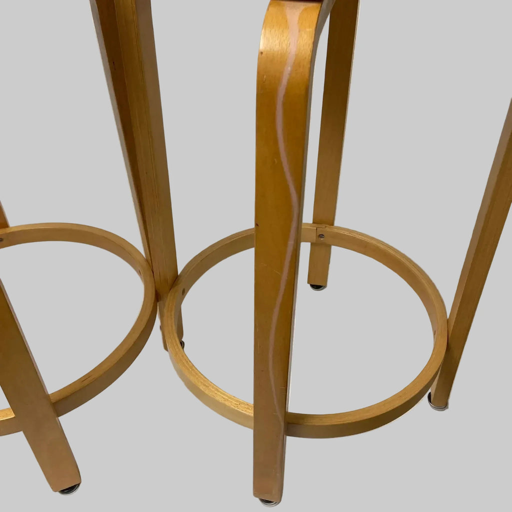 Pair of MCM Bentwood Stools