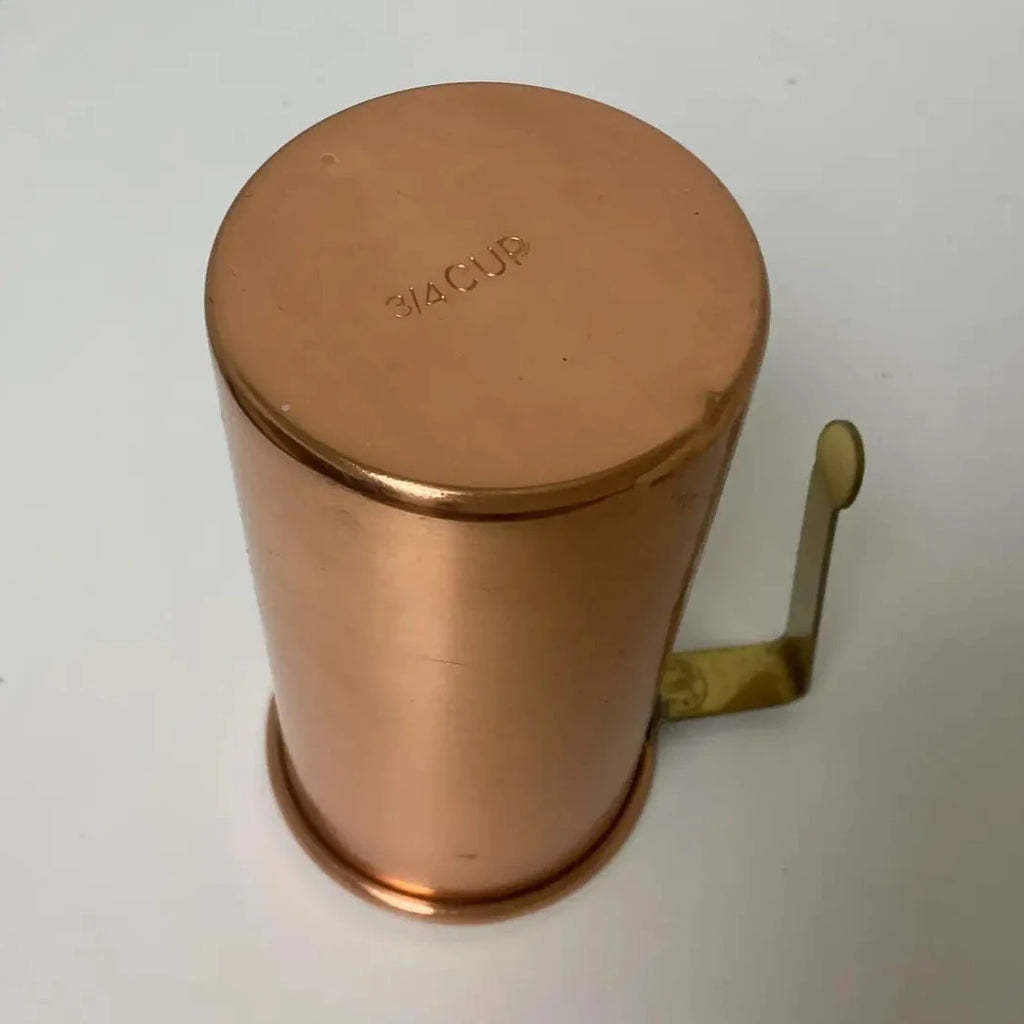 B & M Duoro Copper and Brass Measuring Cups – Set of 4