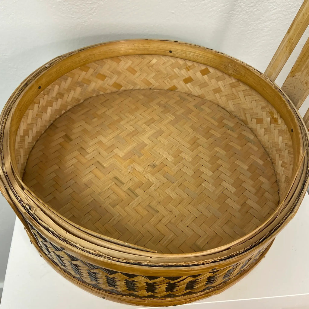 Double Happiness 3 Tier Woven Wedding Tiffin Basket