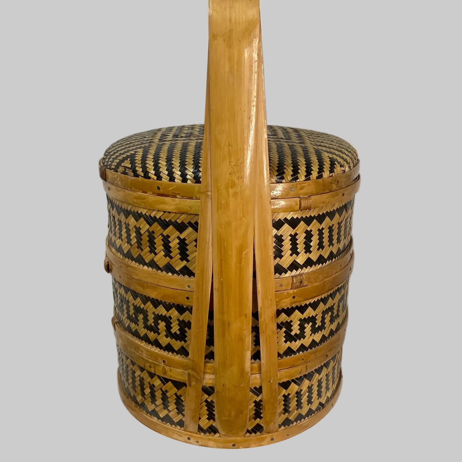 Double Happiness 3 Tier Woven Wedding Tiffin Basket