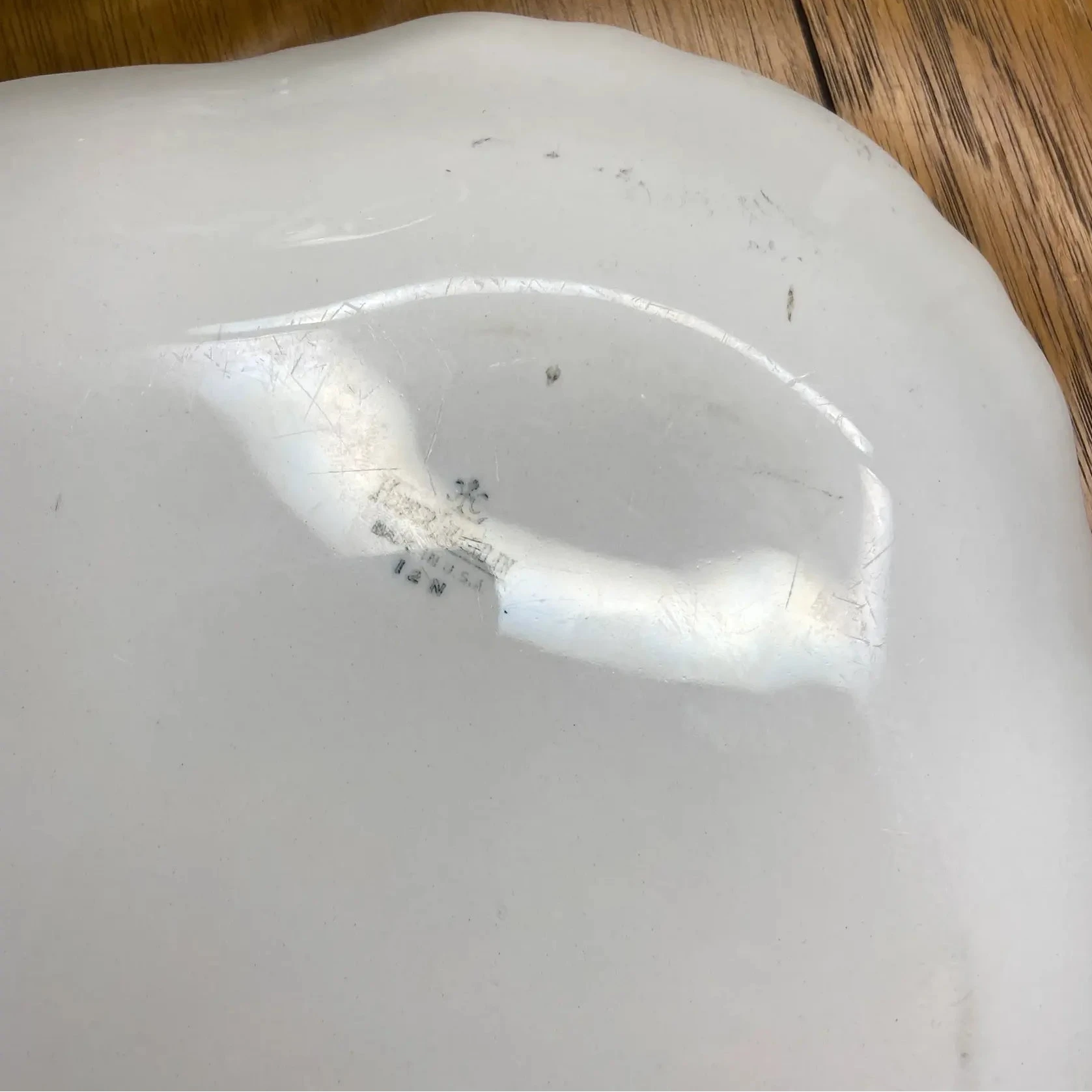 Homer Laughlin Ironstone Large Oval Platter - "Republic" pattern