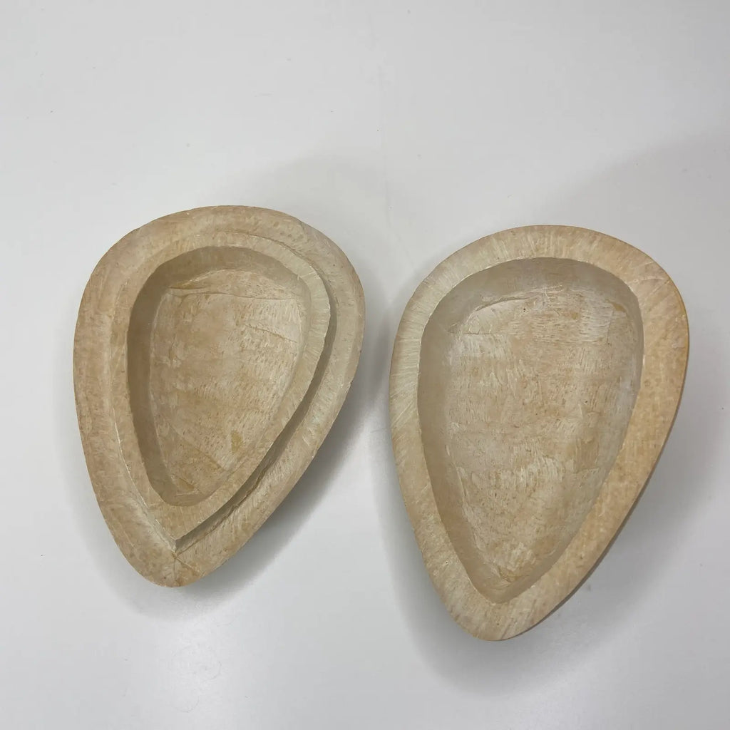 Kenyan Soapstone Face Box – Carved Lidded Trinket Box by Besmo