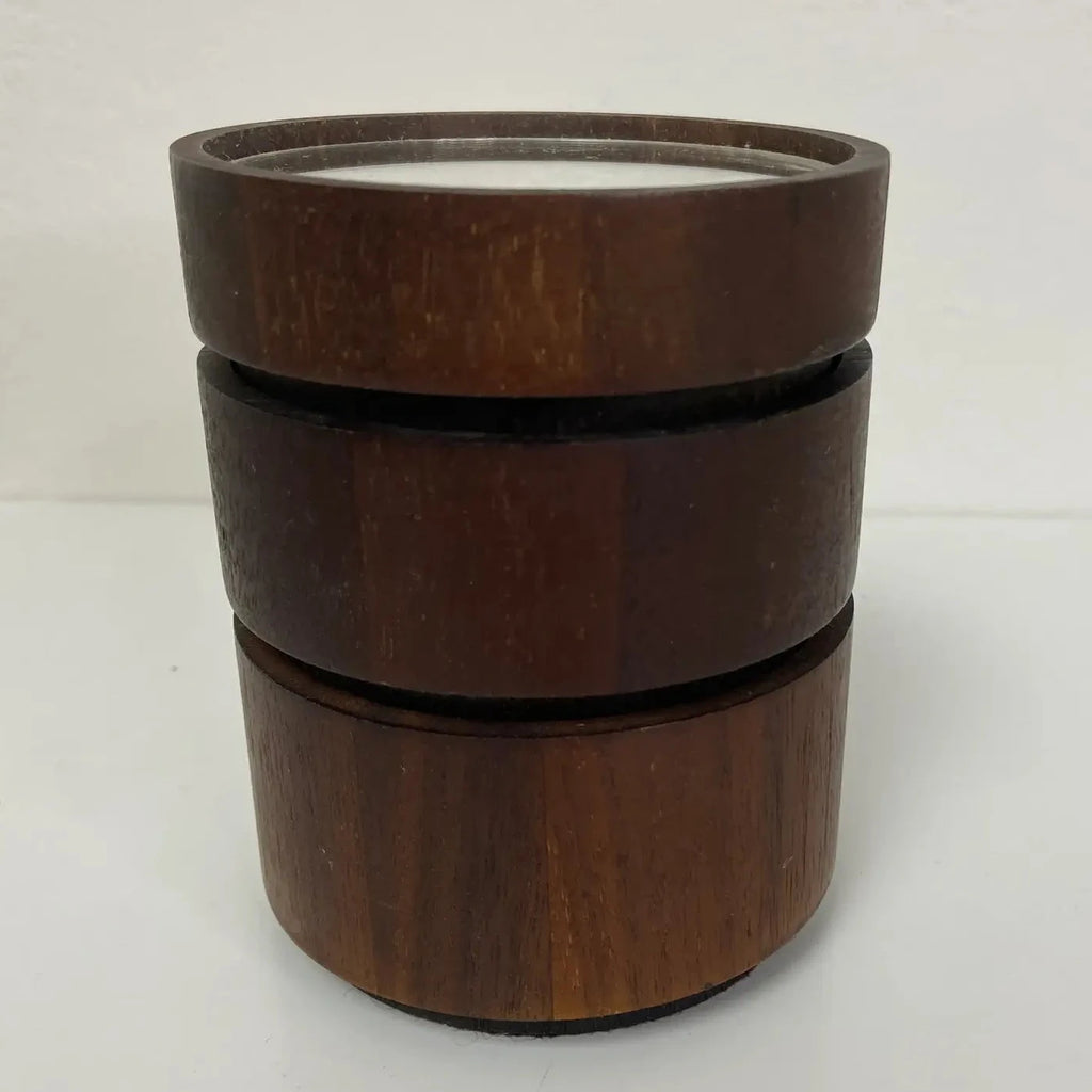 Mirrored Wood Plateau / Coaster / Display Riser – Stacking Set of 3