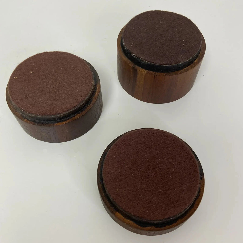 Mirrored Wood Plateau / Coaster / Display Riser – Stacking Set of 3
