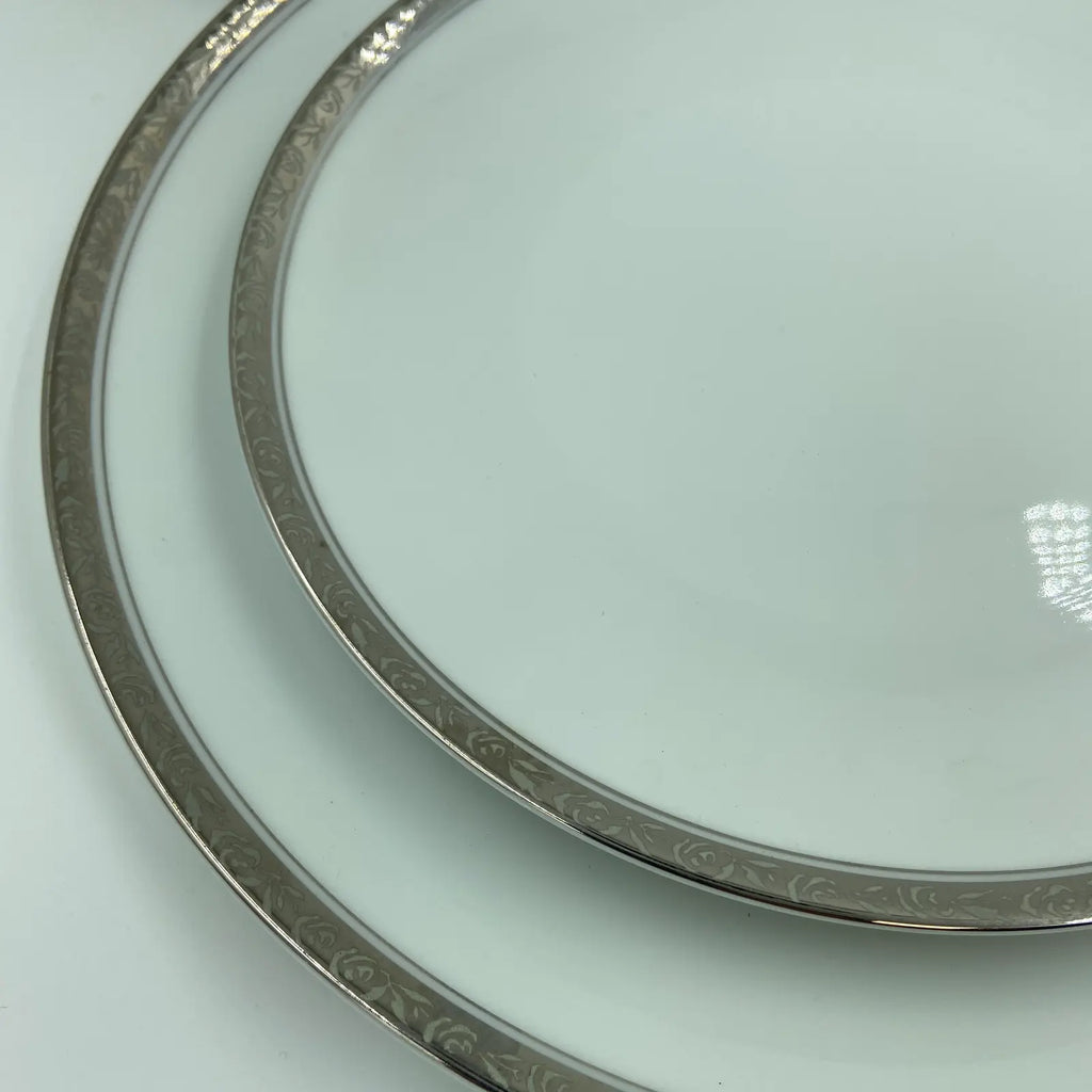 Vintage Noritake “Silvester” 6340 Fine China Dinner Service – 80 Pieces – Service for 12 – Japan, Circa 1960s